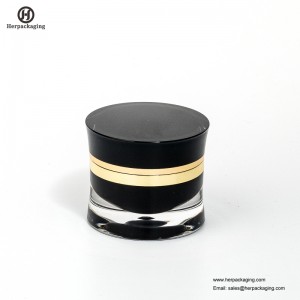 HXL217 ขวดอะคริลิคใสแบบกลมหรูหรา