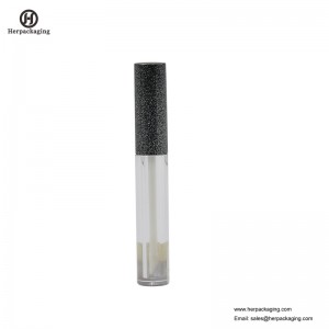 HCL305 พลาสติกใสลิปกลอสเปล่าหลอดสำหรับผลิตภัณฑ์เครื่องสำอางสี flocked ลิปกลอ applicators